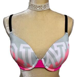 Victoria's Secret PINK NWOT Wear Everywhere T-Shirt Lightly Lined Bra Women 32DD
